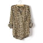 Leopard Chiffon Shirt