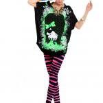 Green Color Bow Dog T-shir..