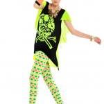 Yellow Green Skull T-shirt..