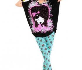 Rose Color Bow Dog T-Shirt New Stylish Designer's T-Shirts Fashion Clothing
