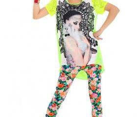 yellow green Color T-Shirt New Stylish Designer's T-Shirts Fashion Clothing