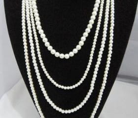 Jewelry Long section of the pearl necklace A-147 fashion 