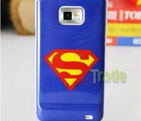 Film Superman Design Type Back Cover Hard Case For Samsung Galaxy S2 I9100 Phone Case Mobile Phone Sets